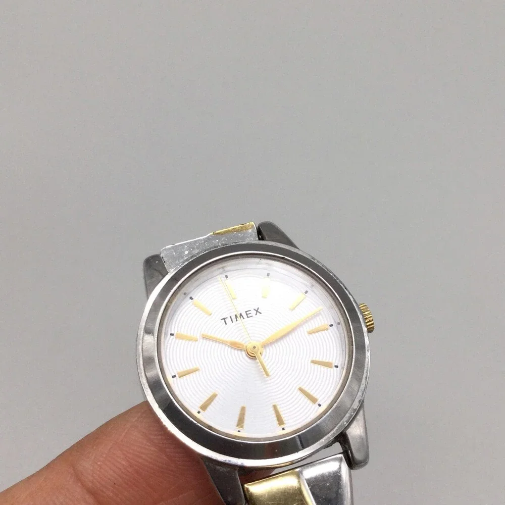 Timex Womens Watch 25mm Two Tone Expansion Bracelet TW2R98600 New Battery